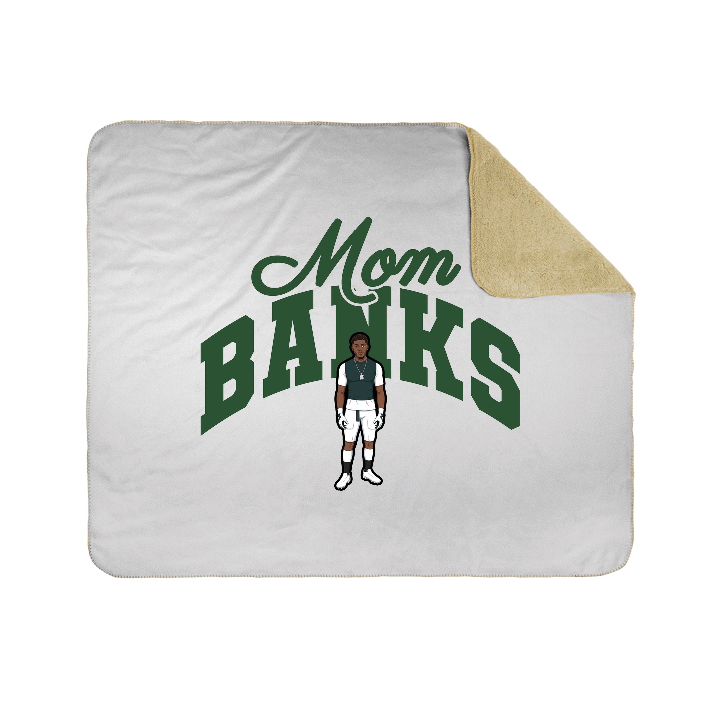 Throw Blanket — Mothers Day Arch in White