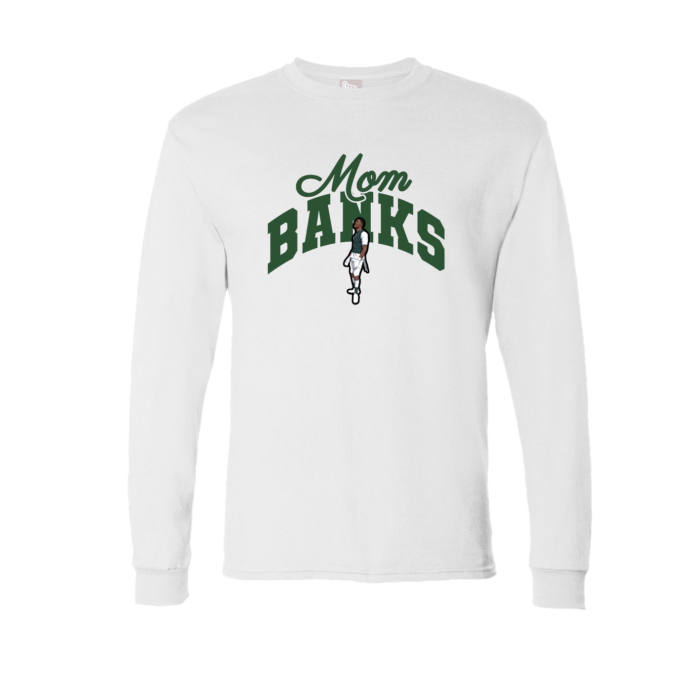Long Sleeve Tee — Mothers Day Arch in White