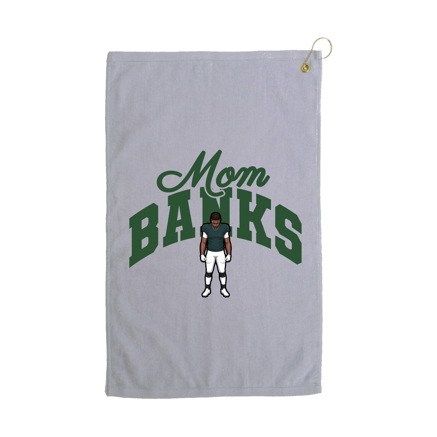 Golf Towel — Mothers Day Arch in Grey