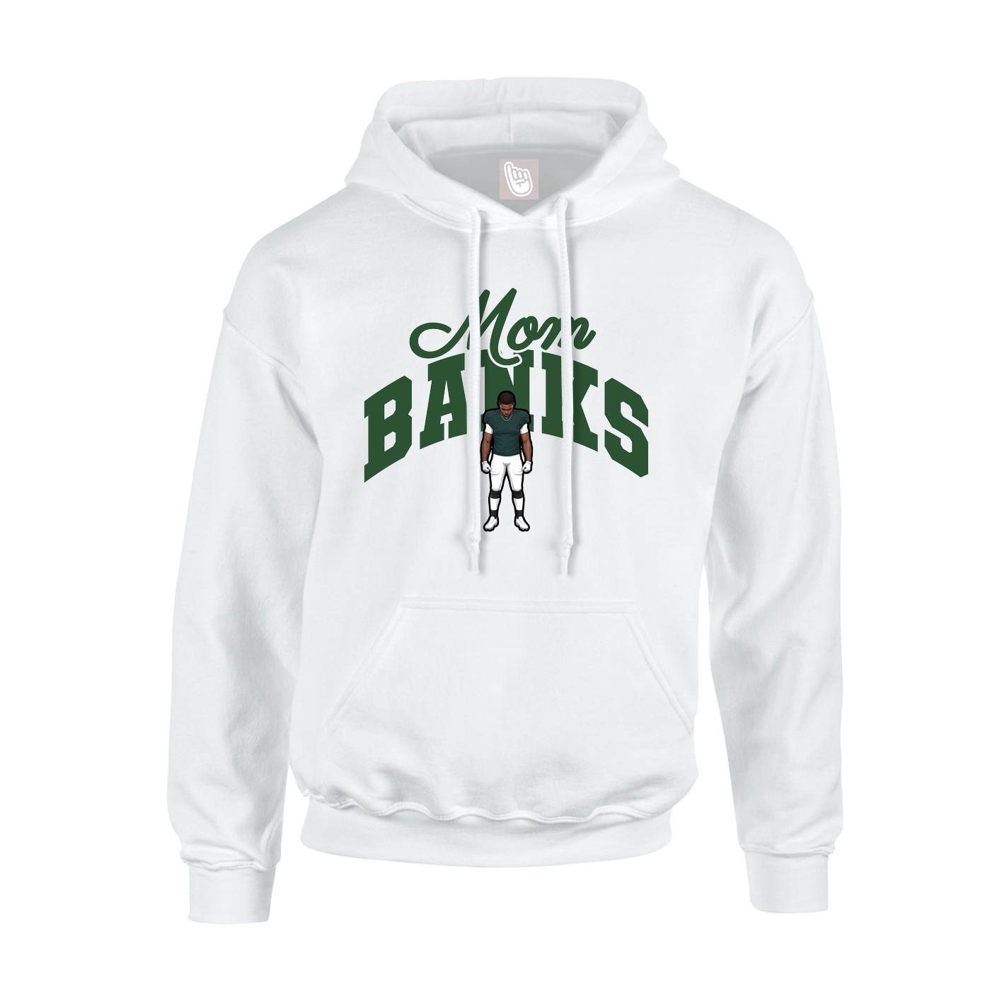 Youth Hoodie — Mothers Day Arch in White