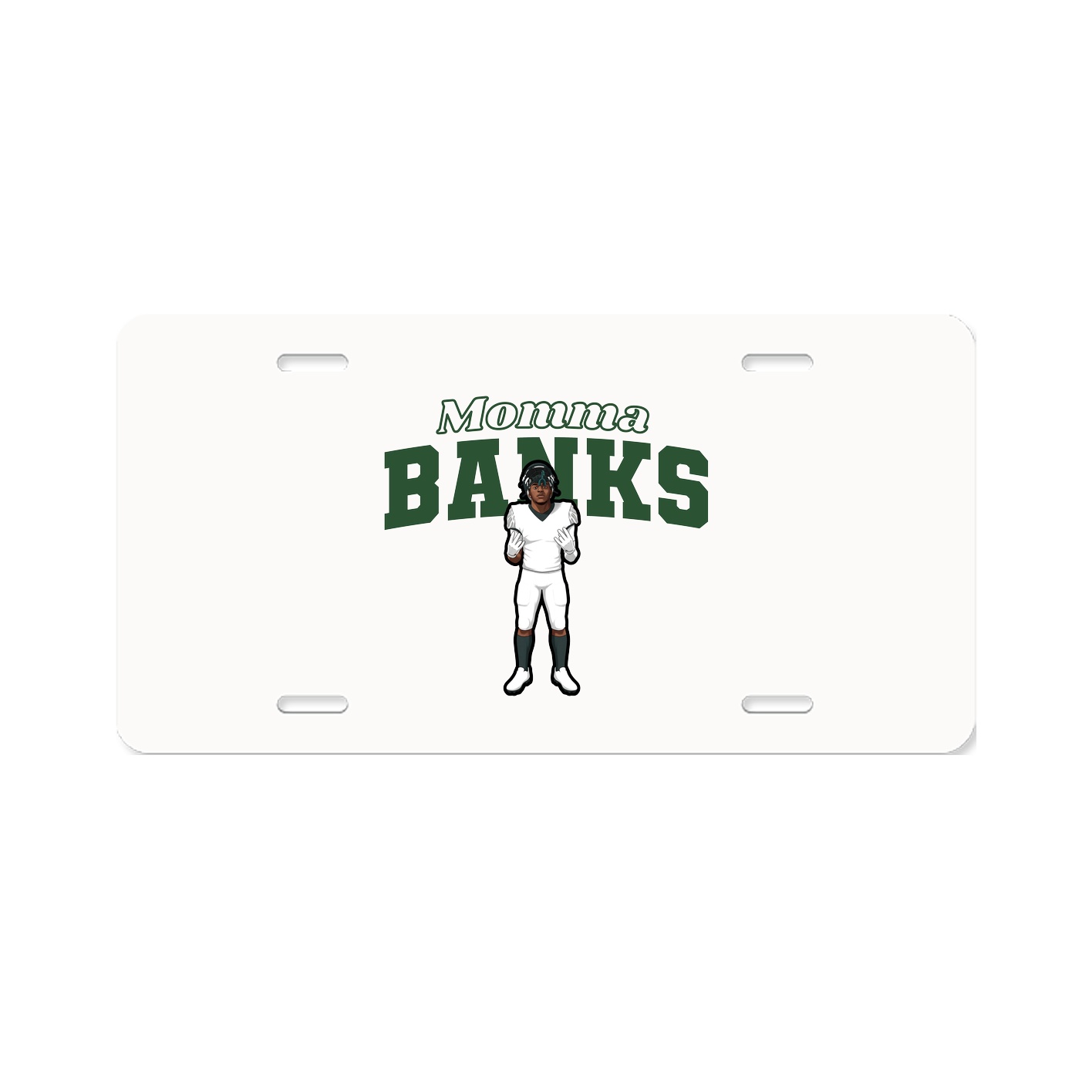 License Plate — Mothers Day Block in Classic