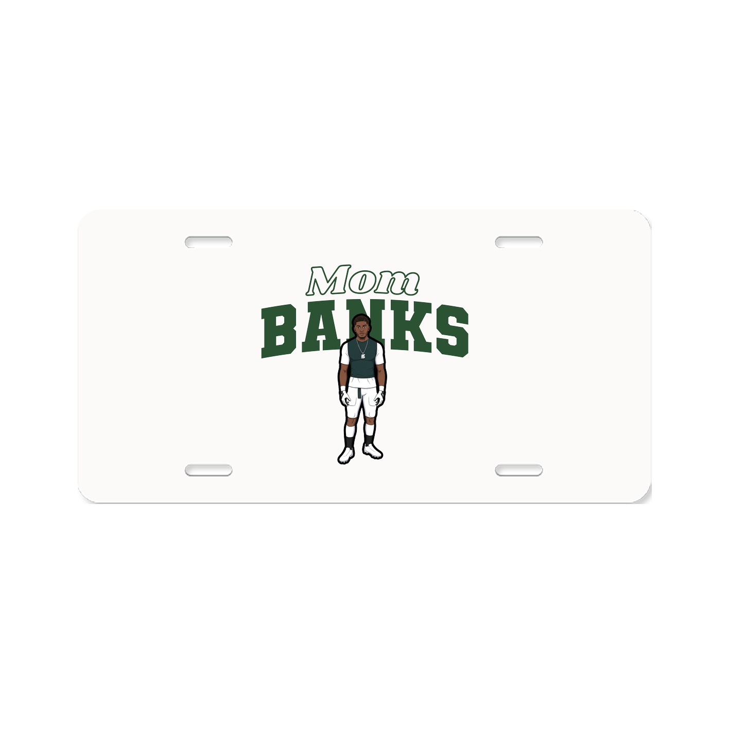 License Plate — Mothers Day Block in Classic
