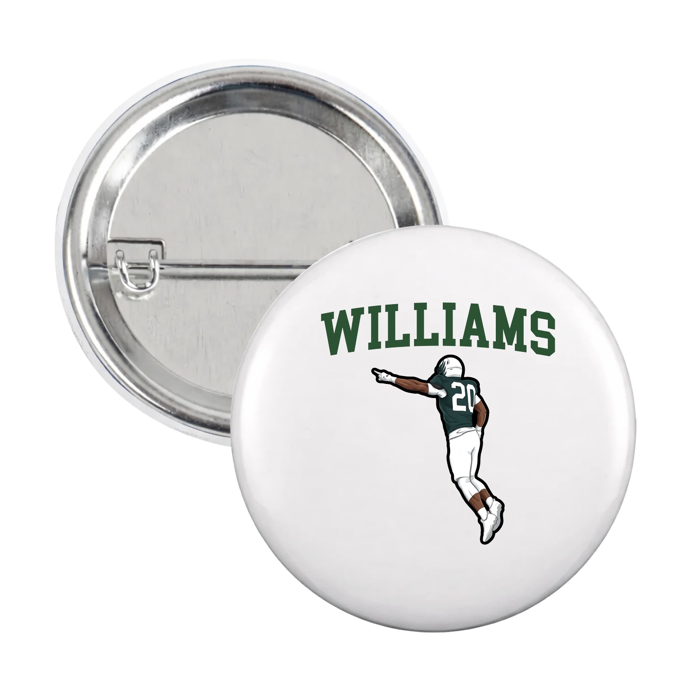 Game Day Button — Shirsey in White