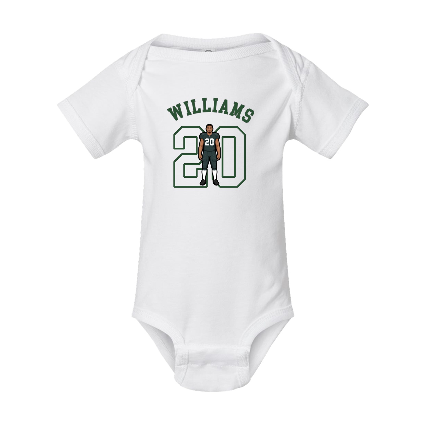 Baby Onesie — Shirsey Arch in White