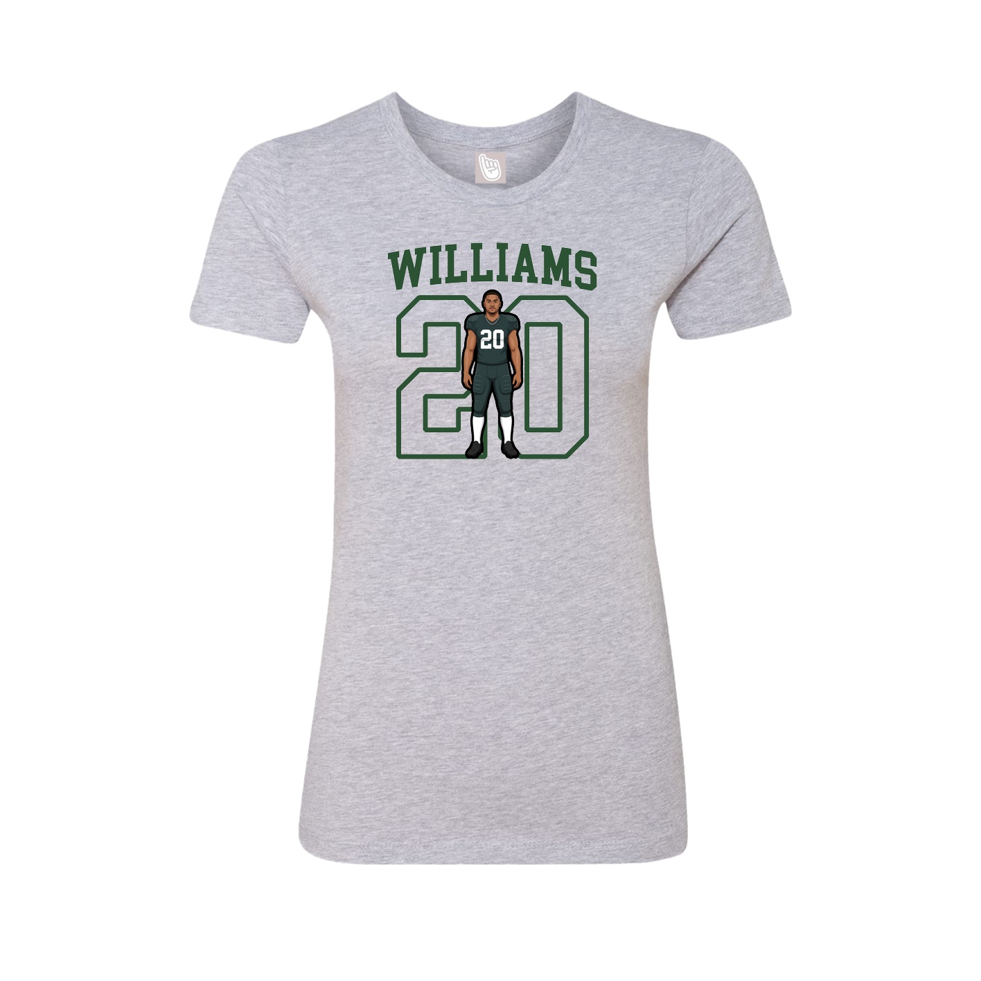Fitted Women's Tee — Shirsey in Grey