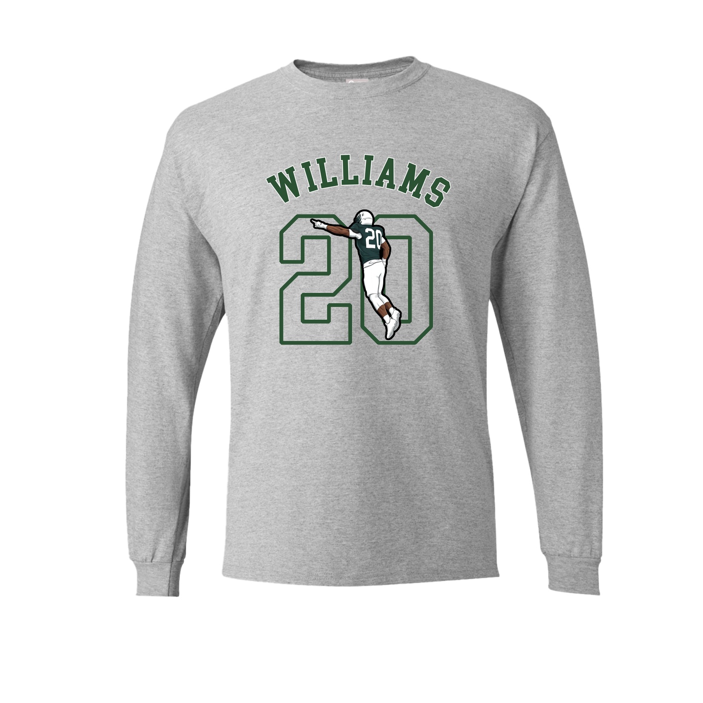 Long Sleeve Tee — Shirsey Arch in Grey
