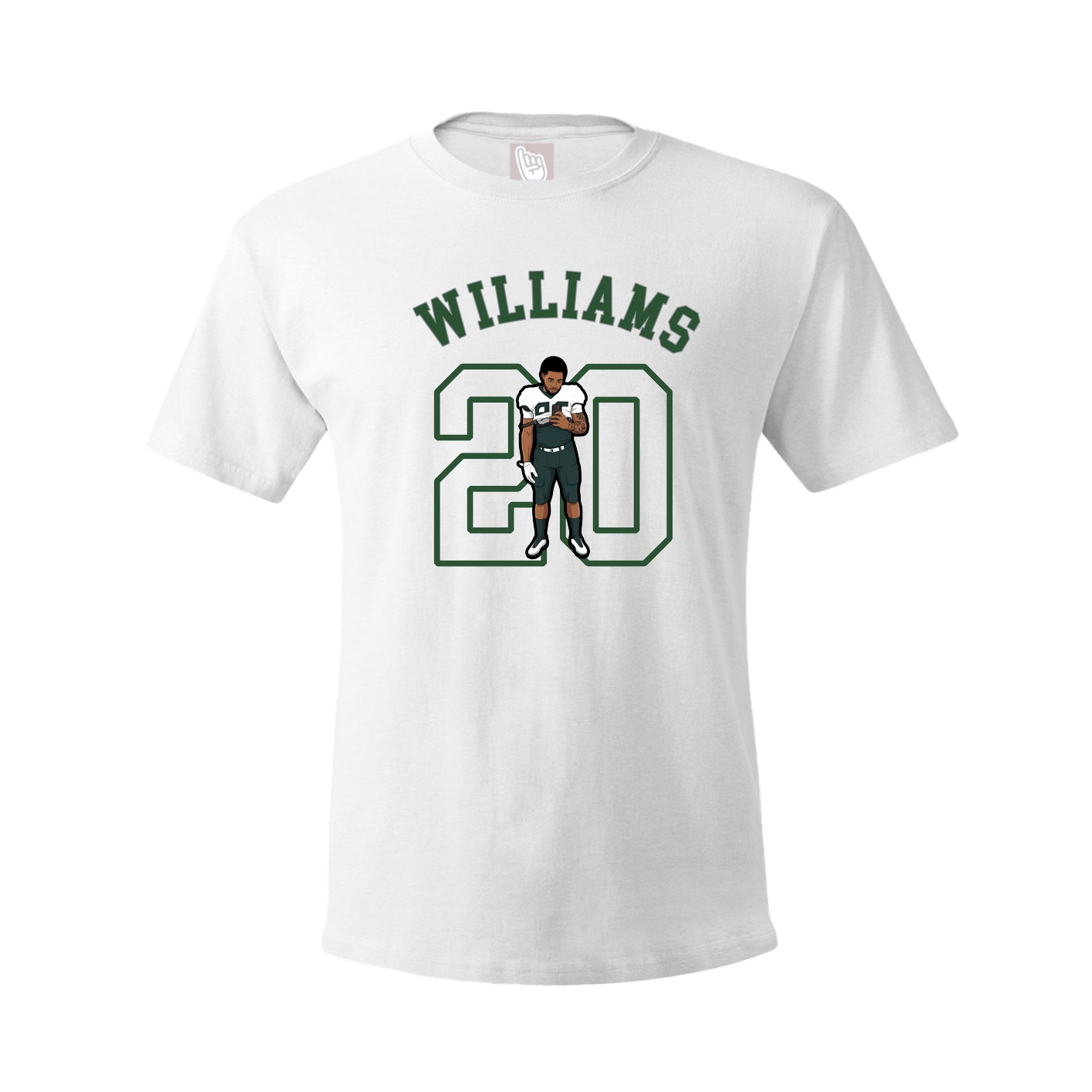 Youth Tee — Shirsey Arch in White