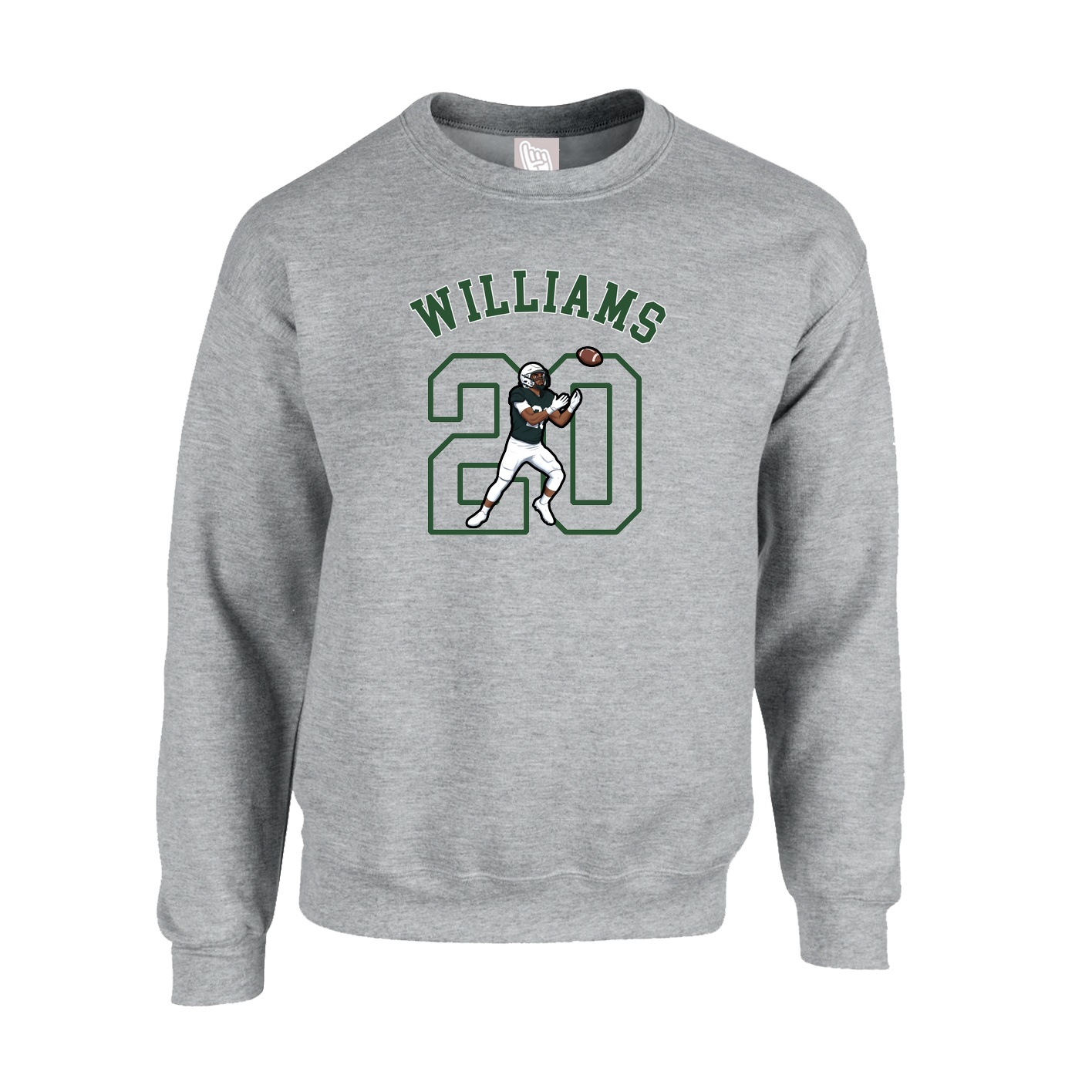 Fleece Crew — Shirsey Arch in Grey
