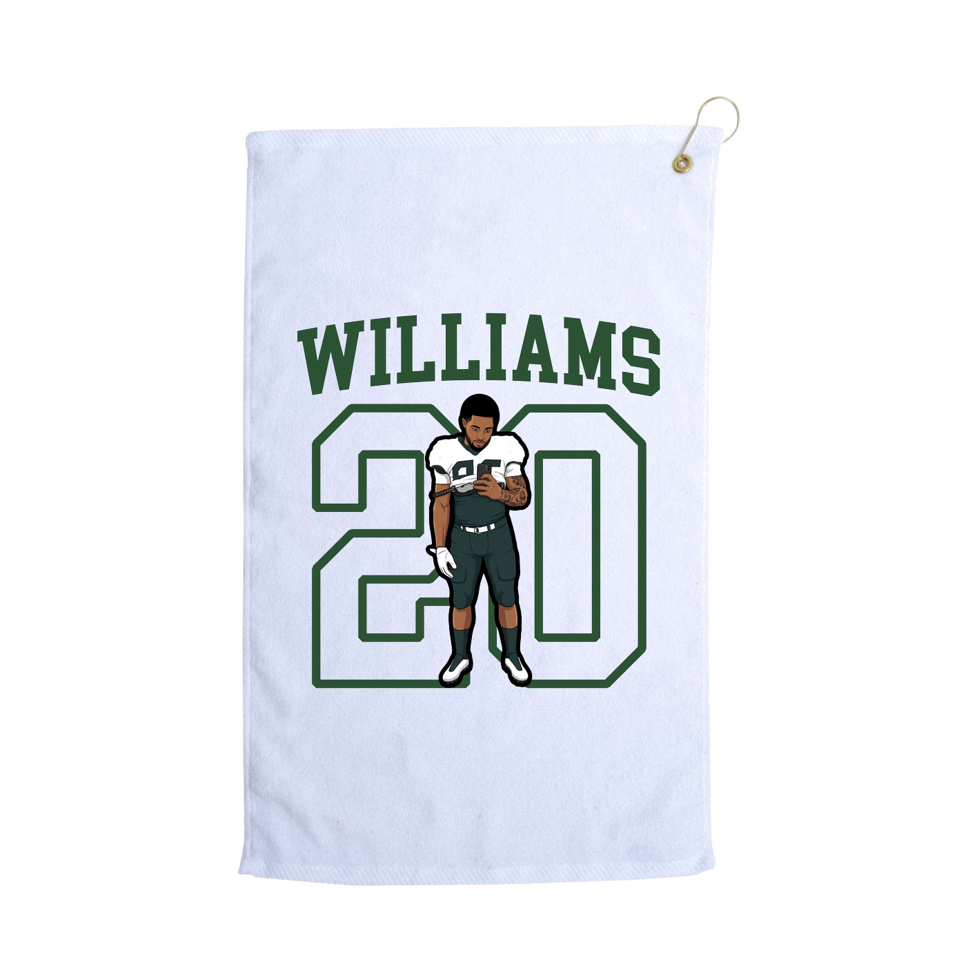 Golf Towel — Shirsey in White