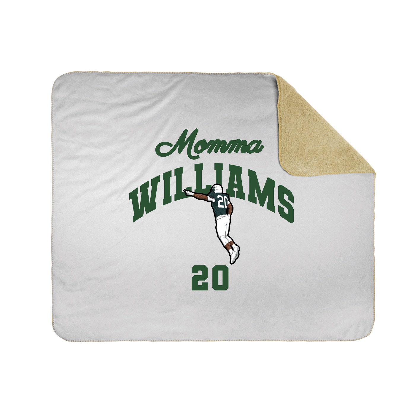 Throw Blanket — Mothers Day Arch in White