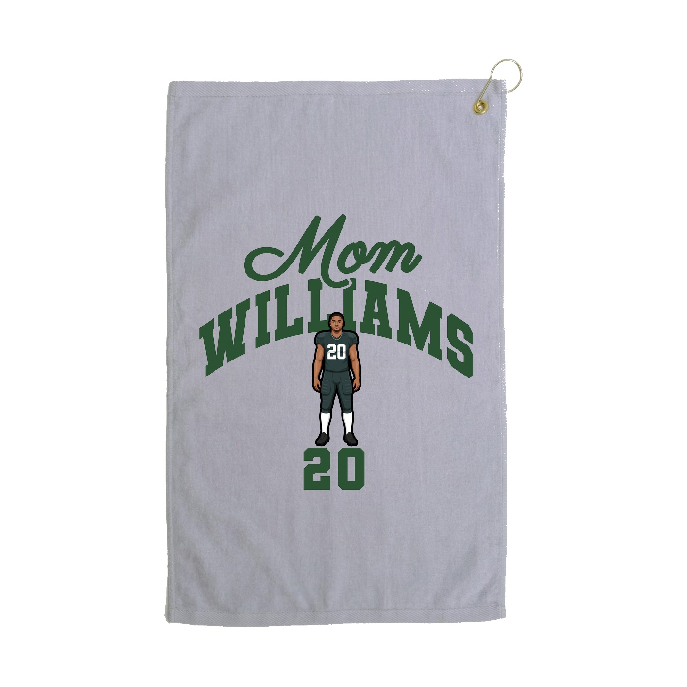 Golf Towel — Mothers Day Arch in Grey