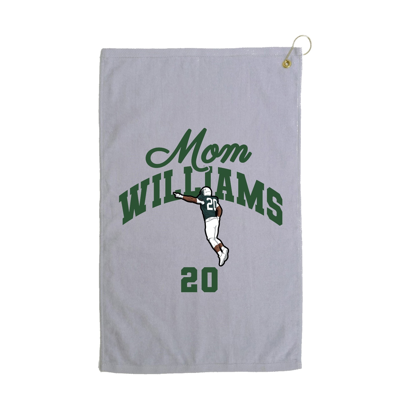 Golf Towel — Mothers Day Arch in Grey