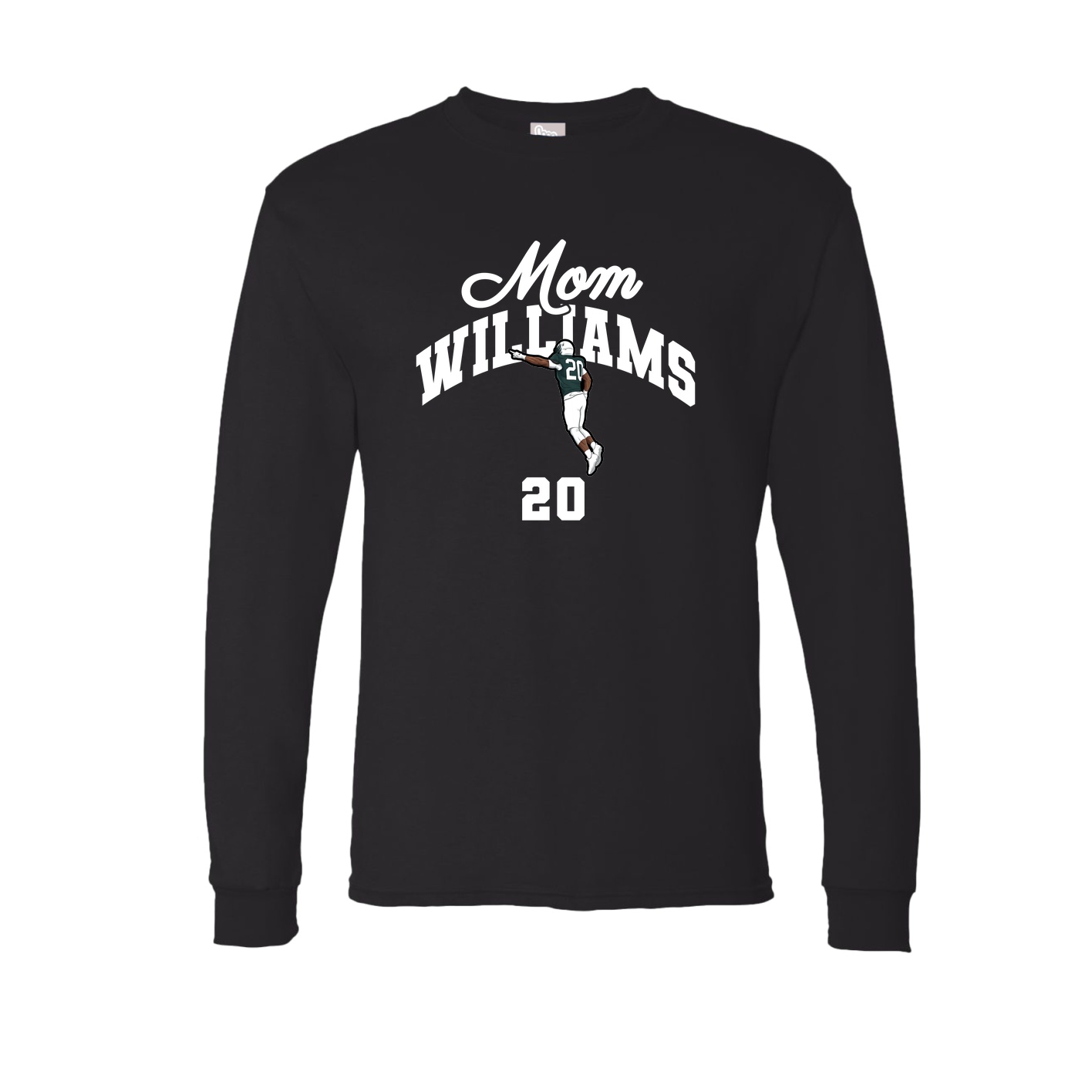 Long Sleeve Tee — Mothers Day Arch in Black