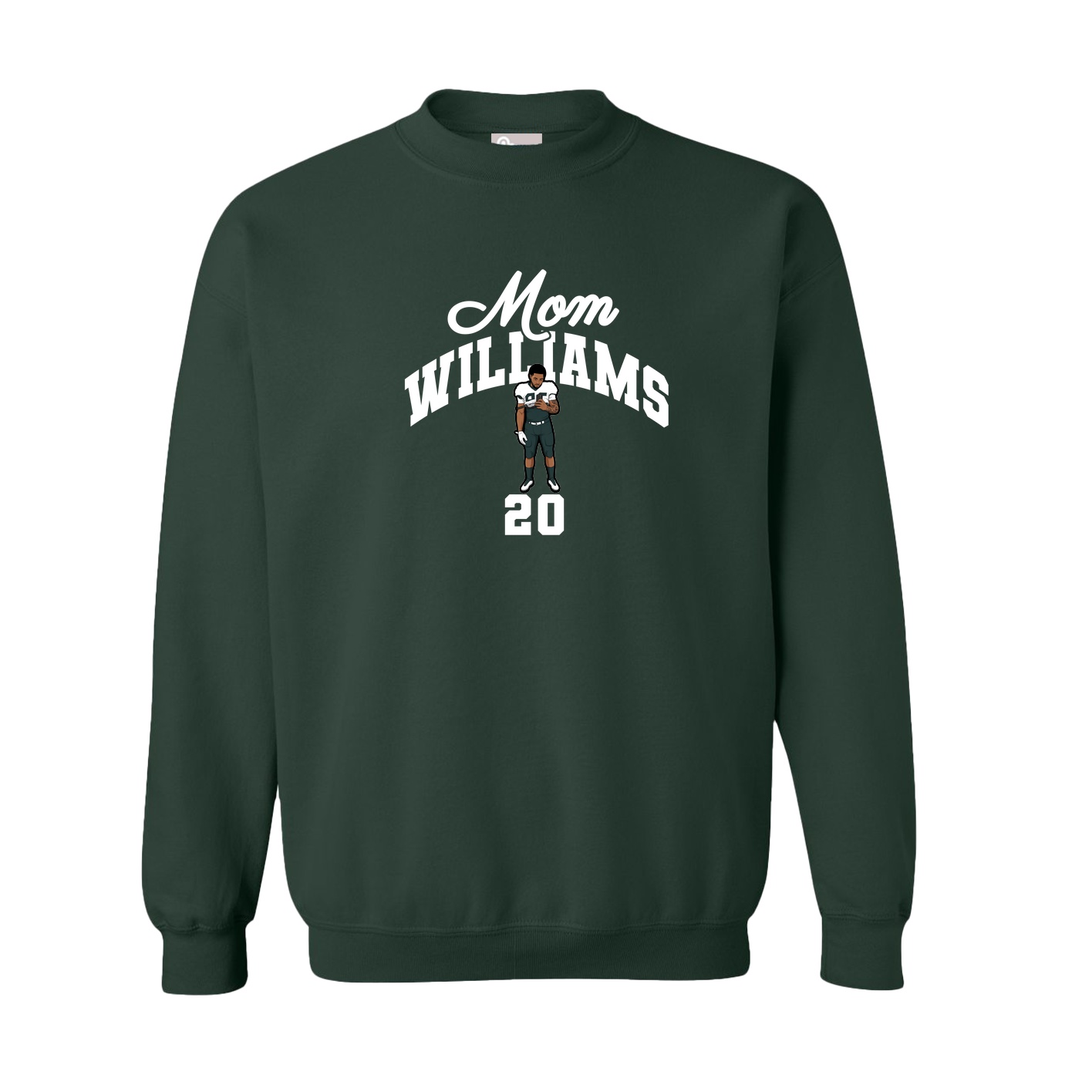 Fleece Crew — Mothers Day Arch in Green