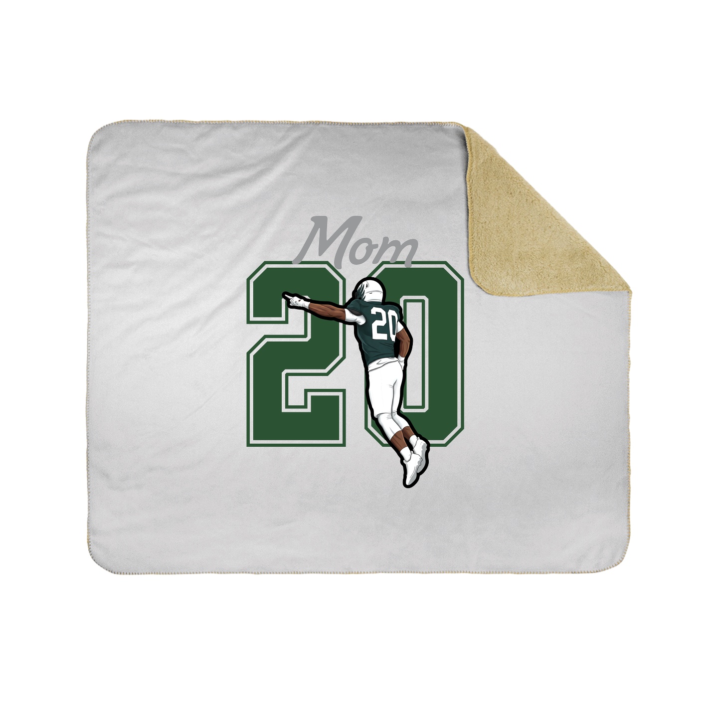 Throw Blanket — Mothers Day Shirsey in White