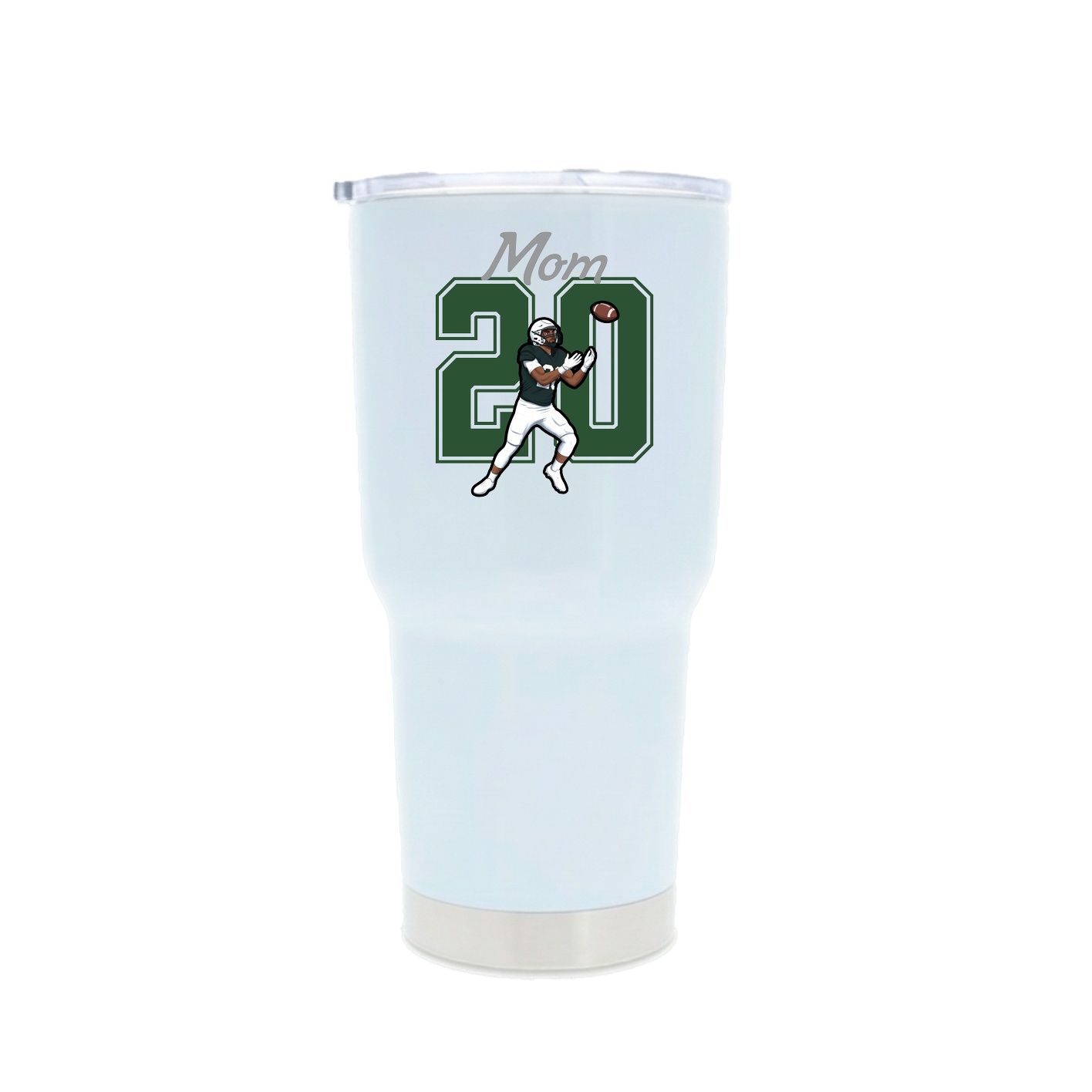 30oz Stainless Steel Tumbler — Mothers Day Shirsey in White