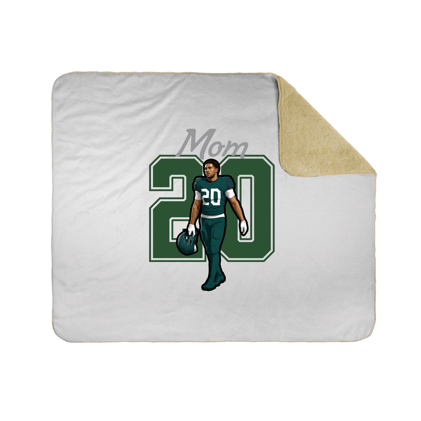 Throw Blanket — Mothers Day Shirsey in White