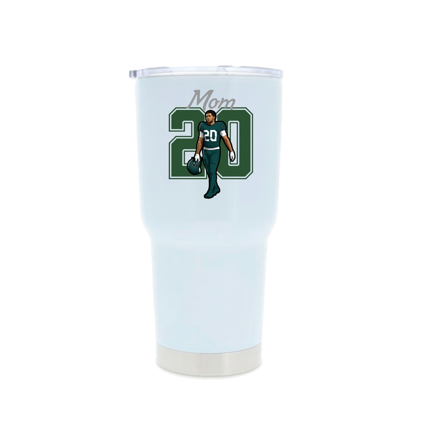 30oz Stainless Steel Tumbler — Mothers Day Shirsey in White