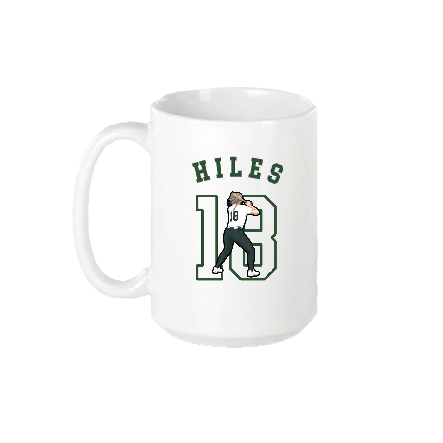 15oz Coffee Mug — Shirsey Arch in White