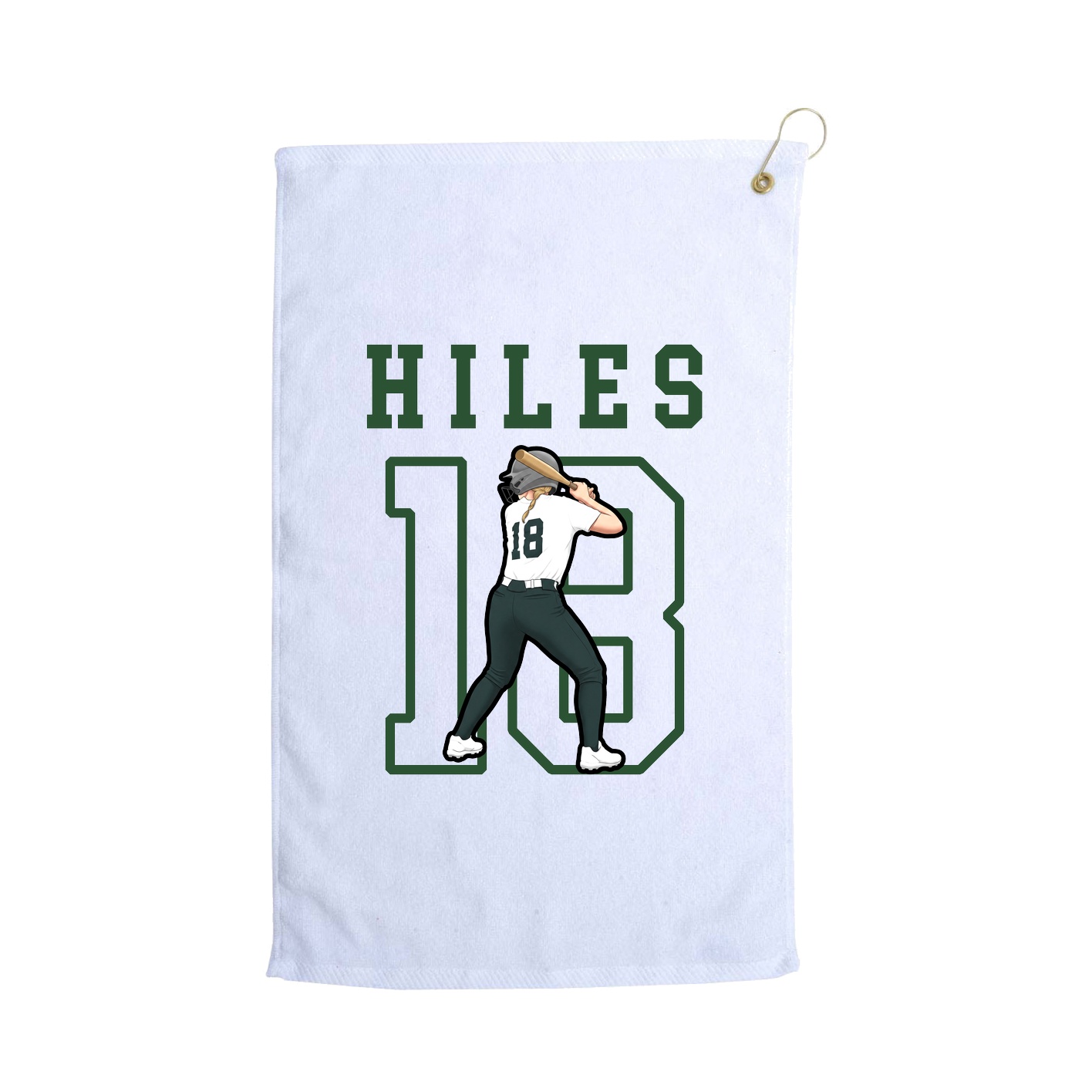 Golf Towel — Shirsey in White