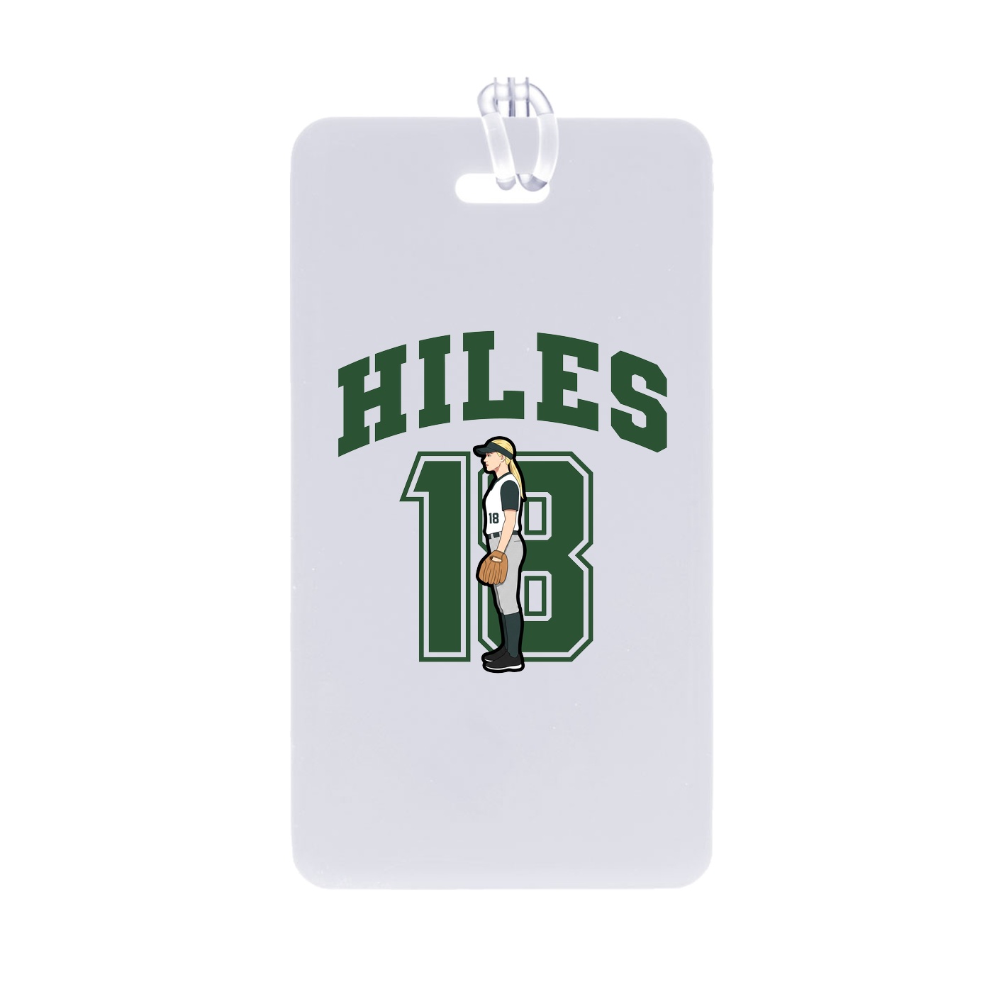 Bag Tag — Number in Classic