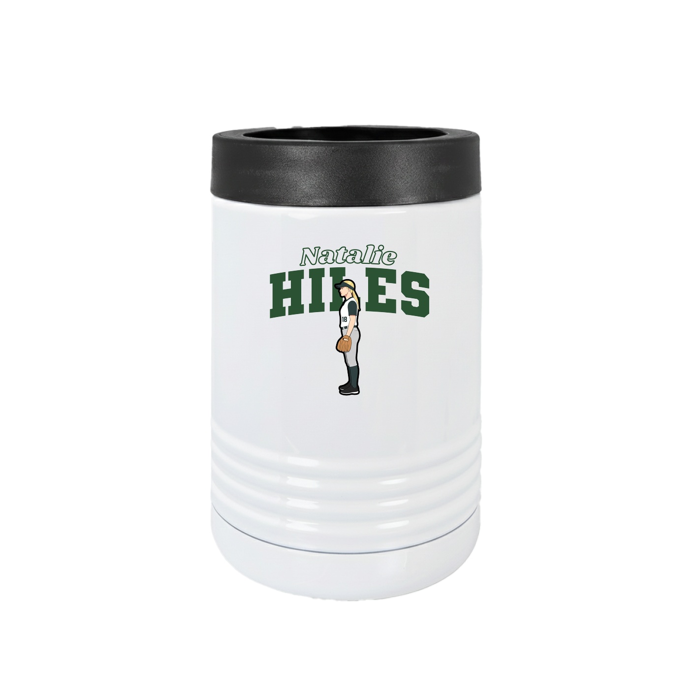 Beverage Holder — Name Arch in White