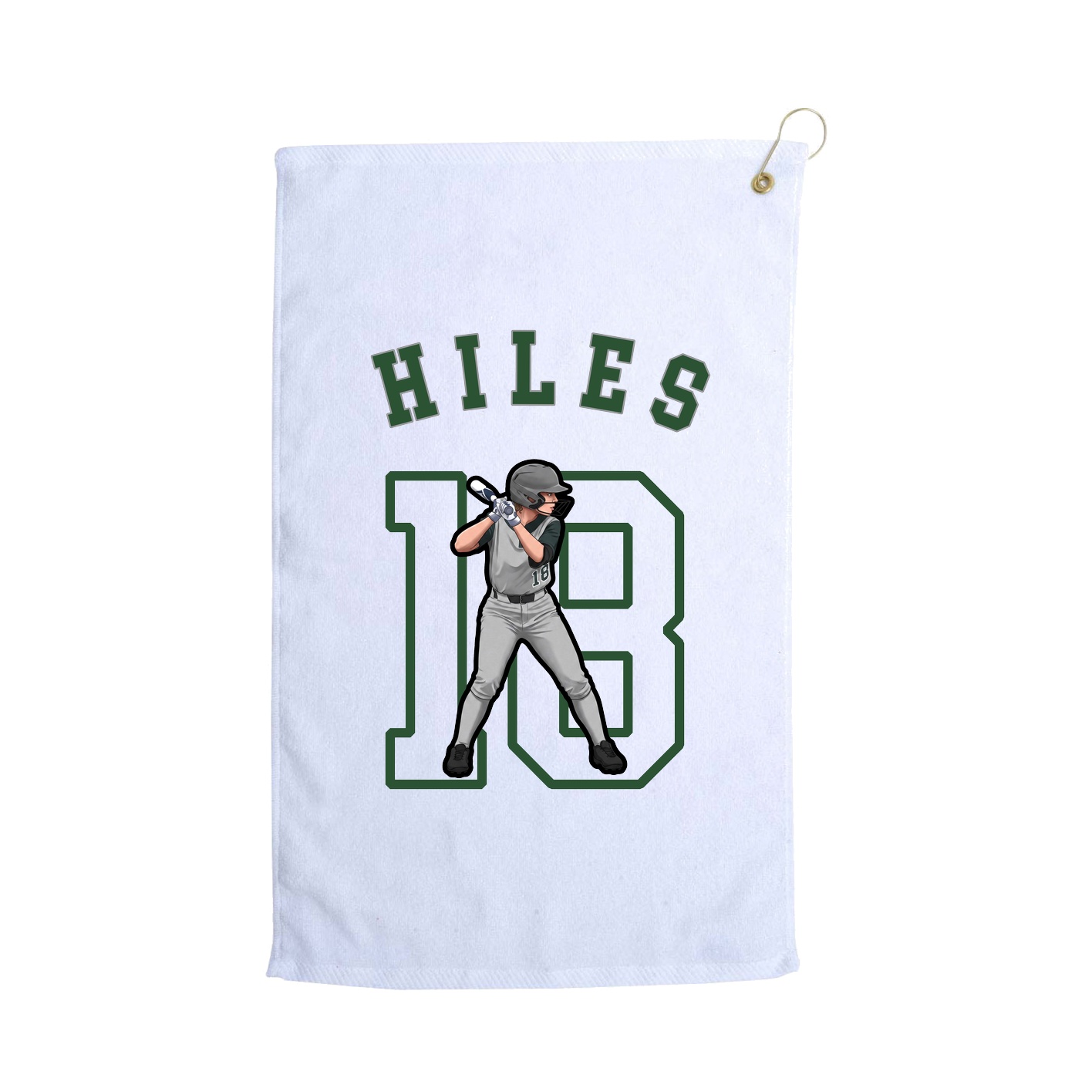 Golf Towel — Shirsey Arch in White