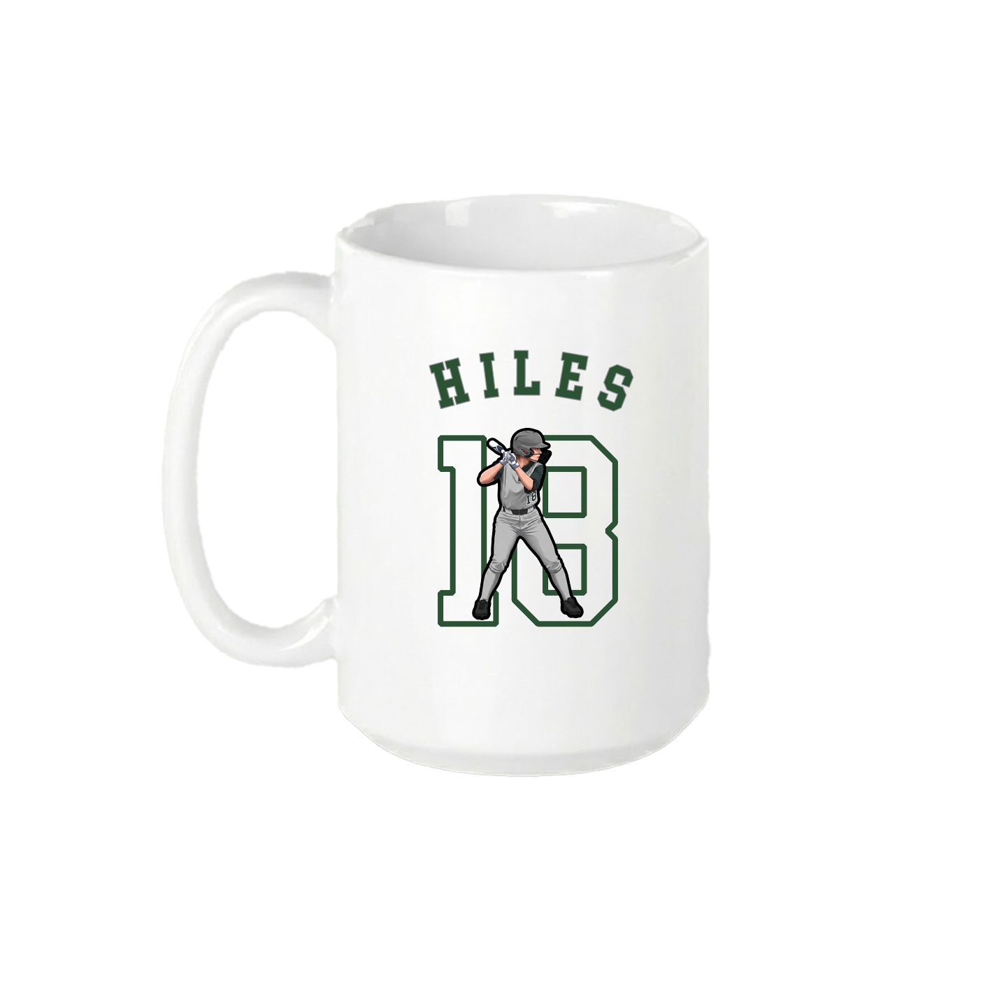 15oz Coffee Mug — Shirsey Arch in White