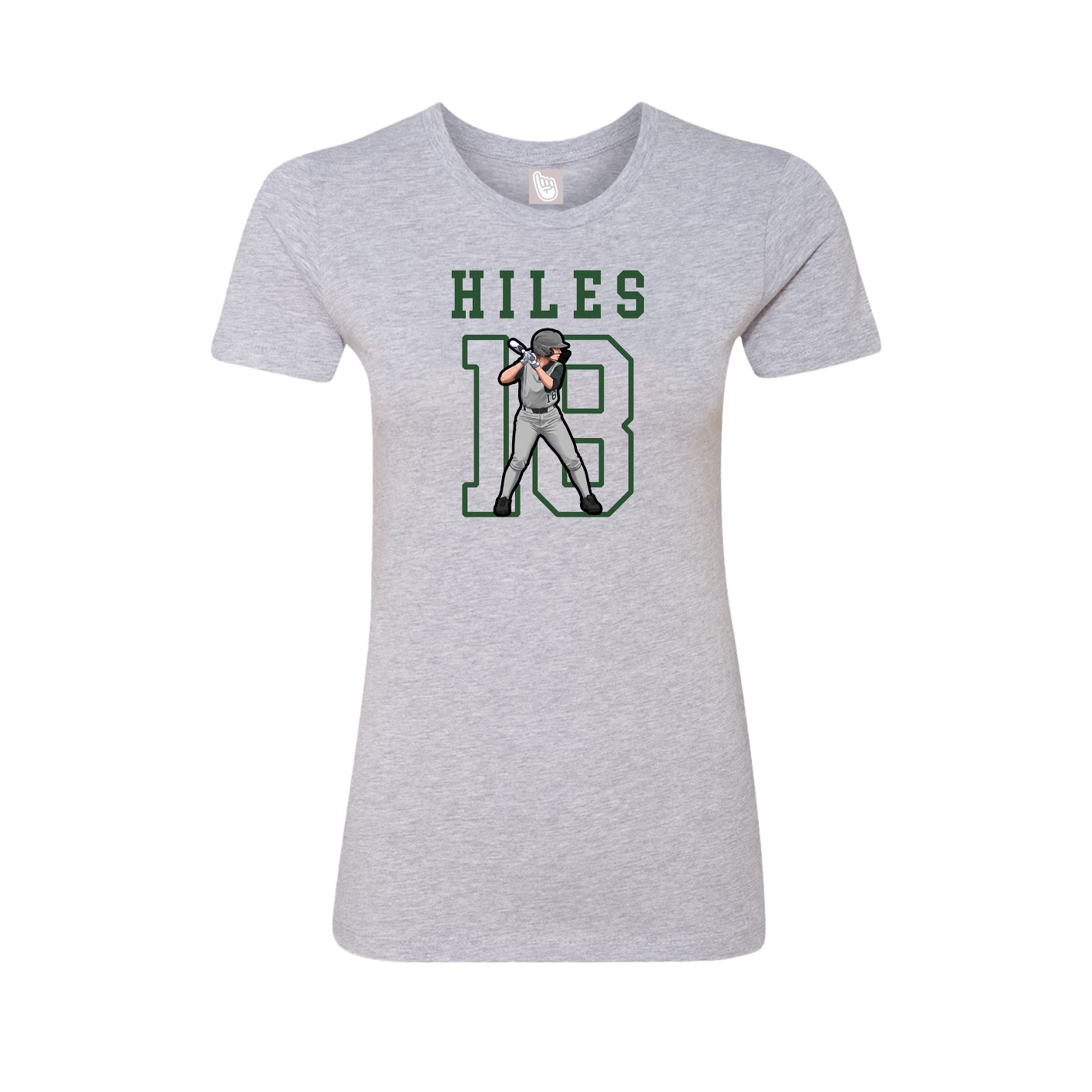 Fitted Women's Tee — Shirsey in Grey