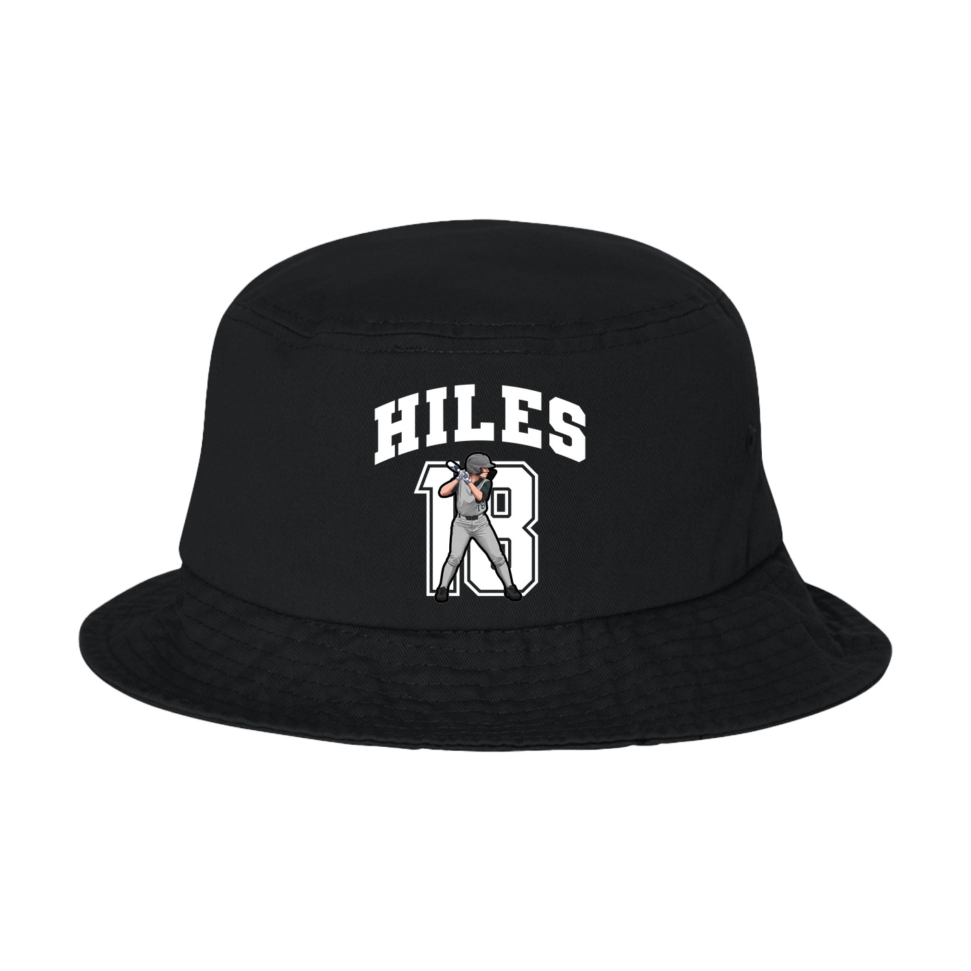 Bucket Cap — Number in Black
