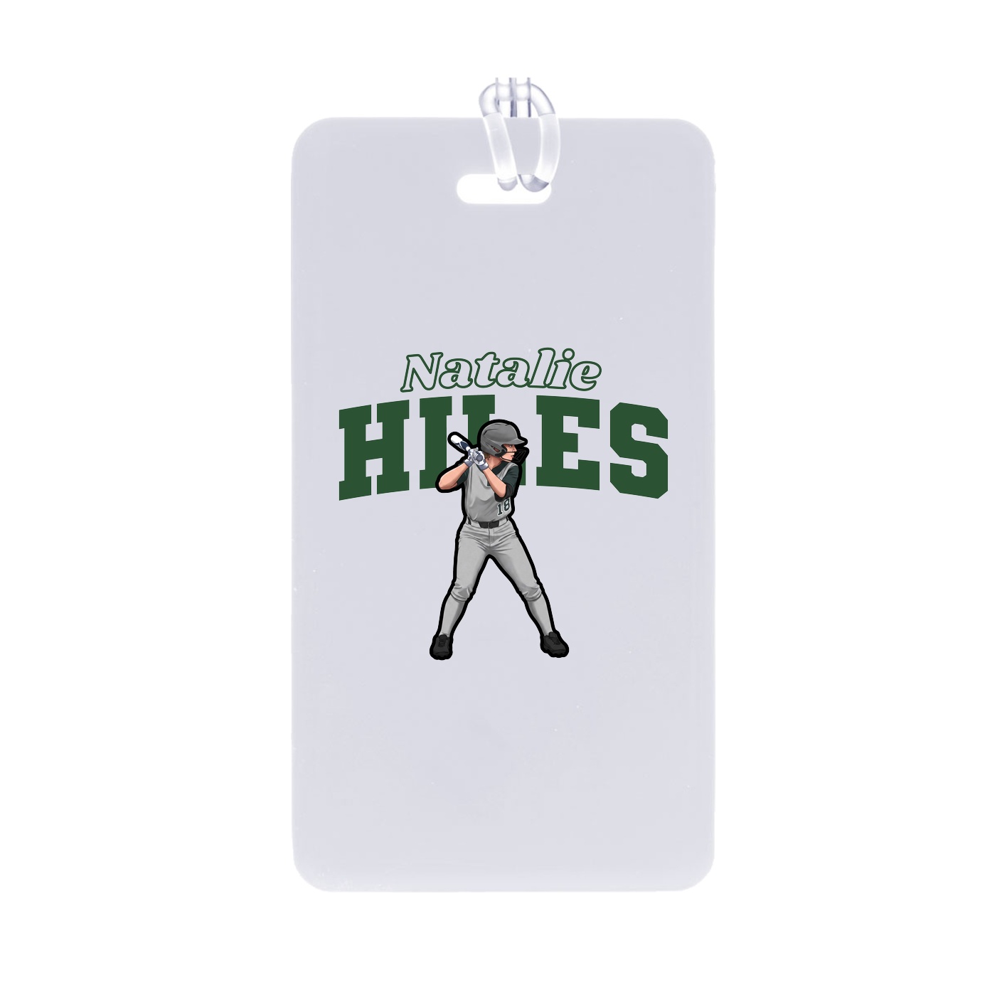 Bag Tag — Name Arch in Classic
