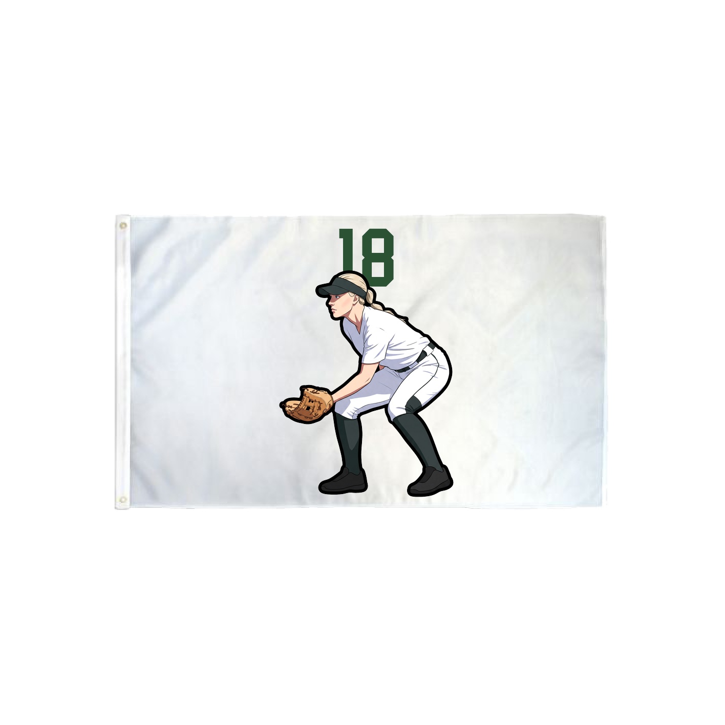 3x5 Flag — Number Top in Classic
