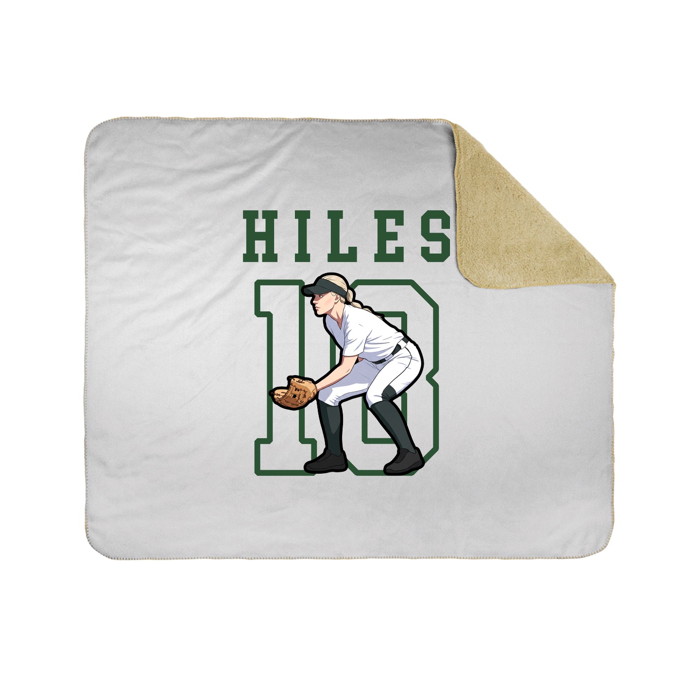 Throw Blanket — Shirsey in White