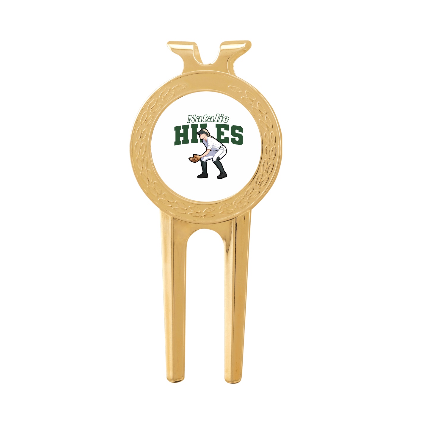 Divot Tool with Ball Marker — Name Arch in Classic