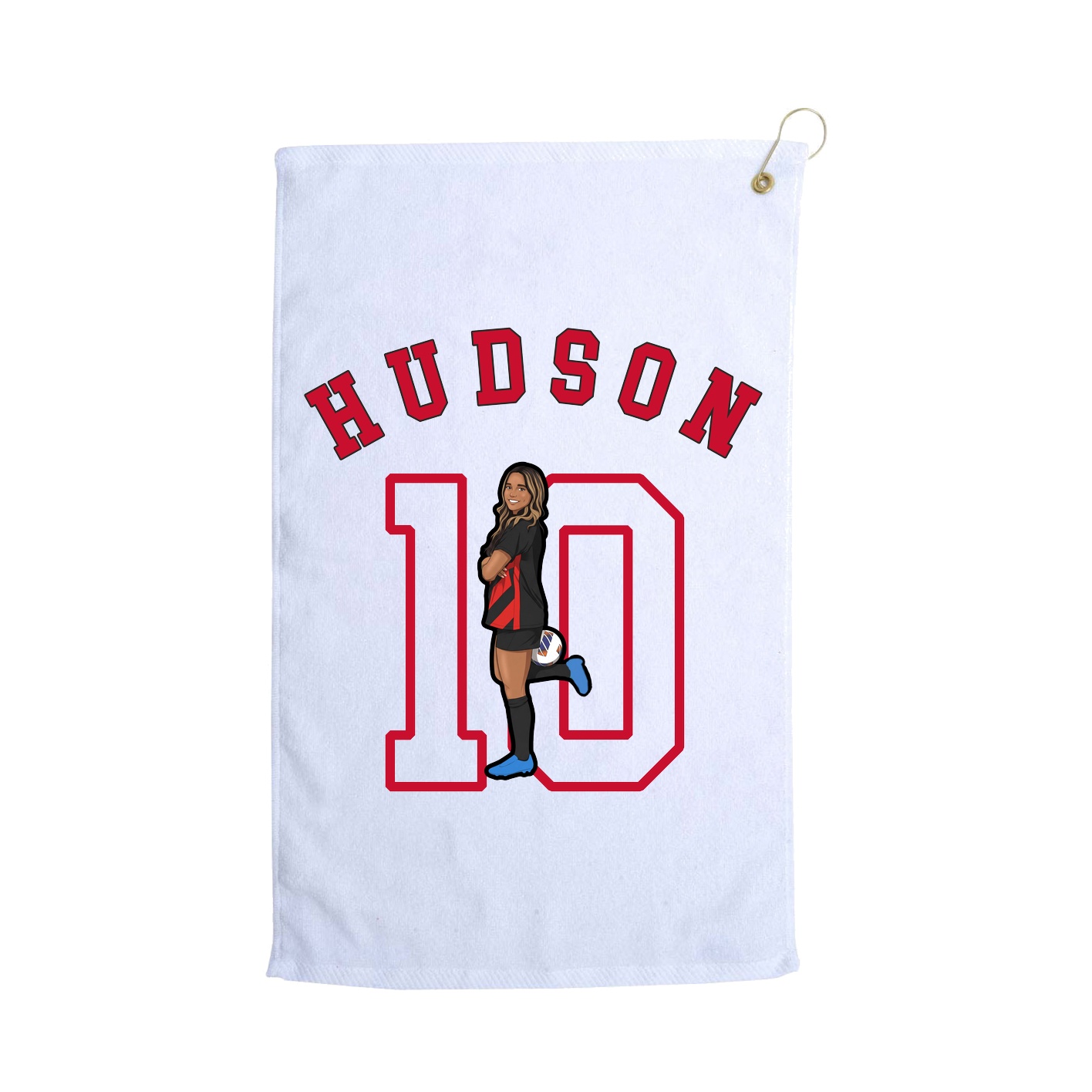 Golf Towel — Shirsey Arch in White