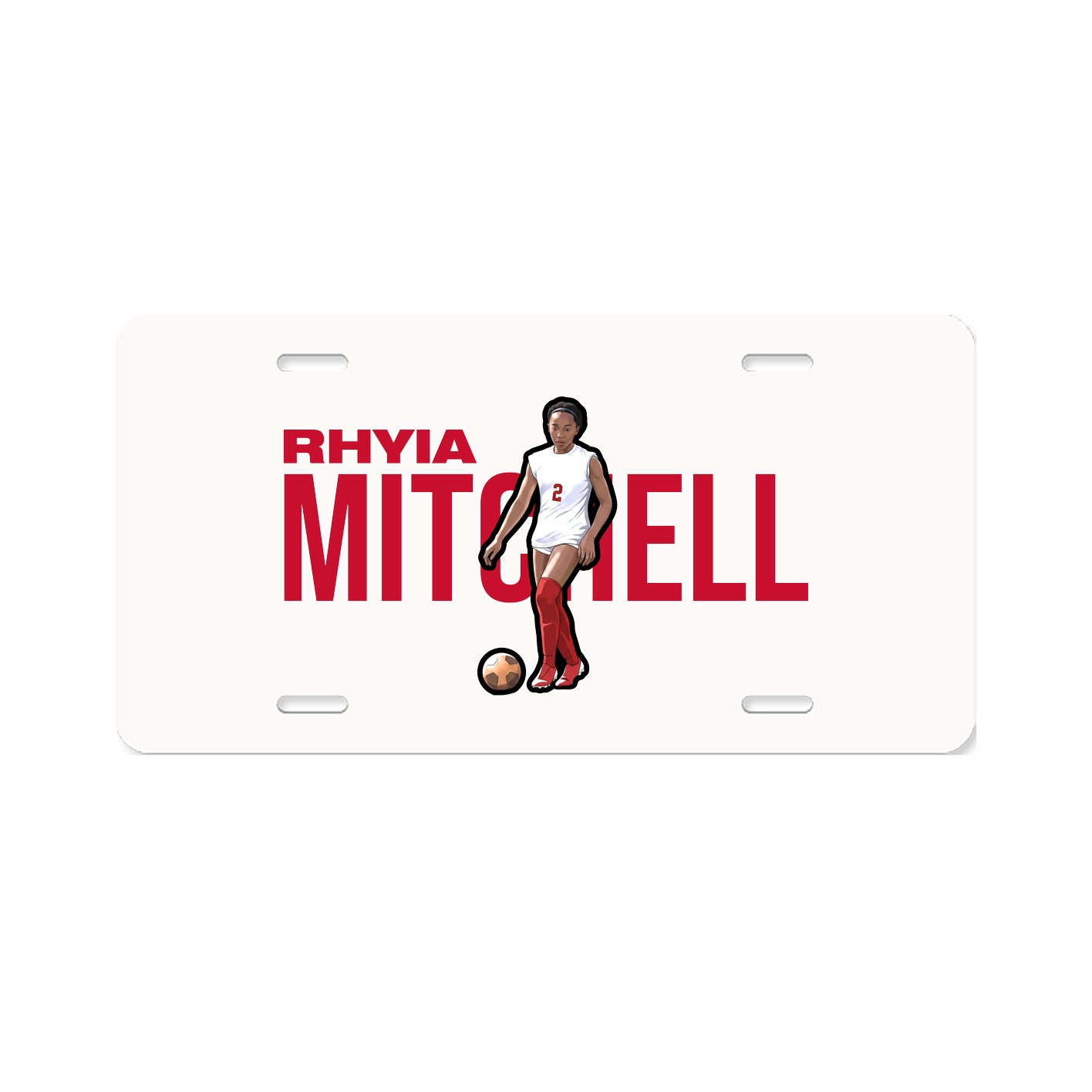 License Plate — Player Name in Classic