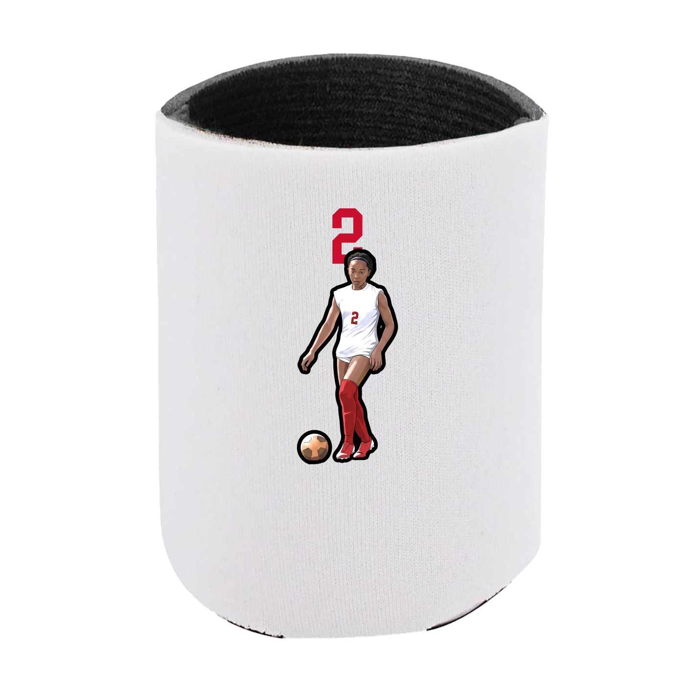 Can Holder — Number Top in White