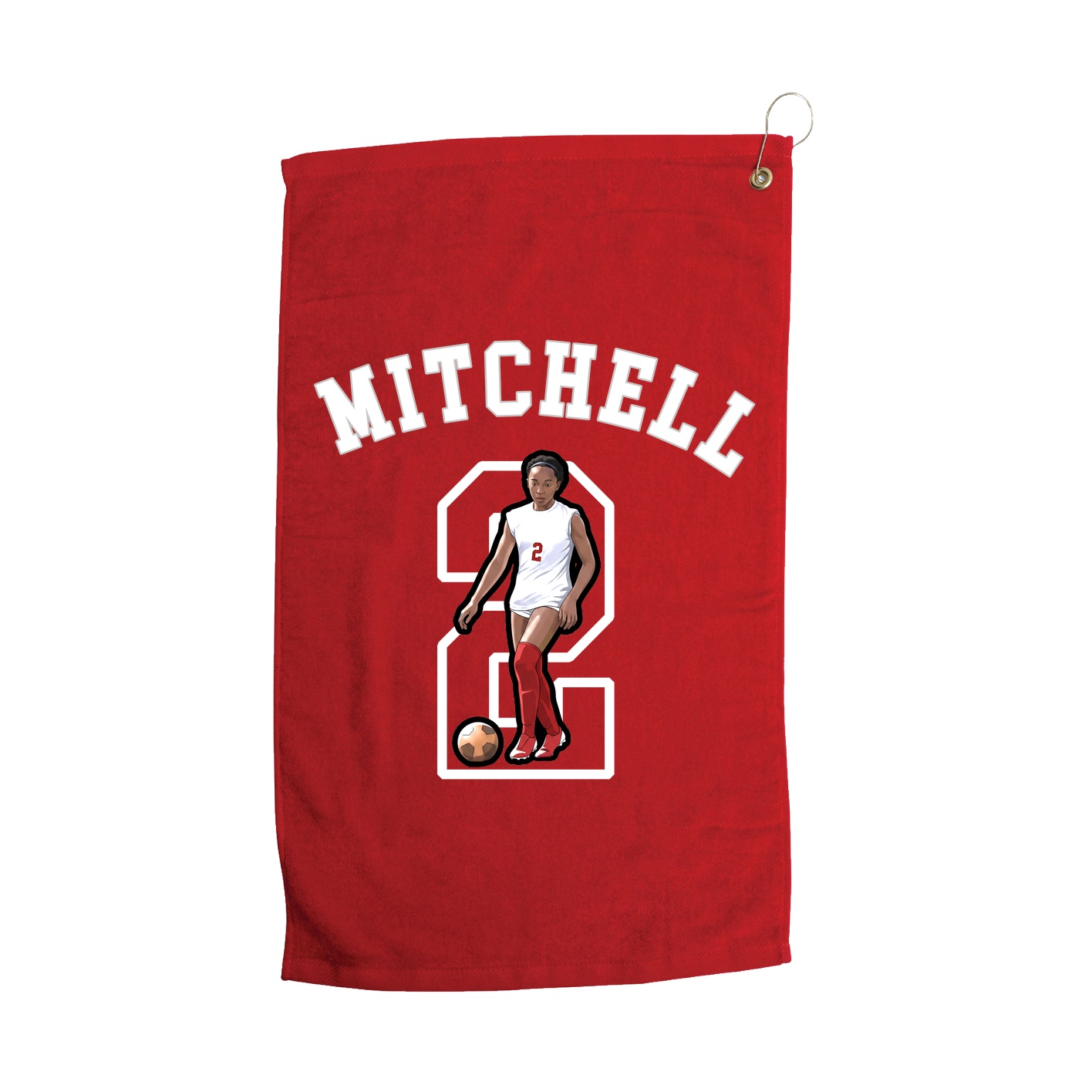 Golf Towel — Shirsey Arch in Red