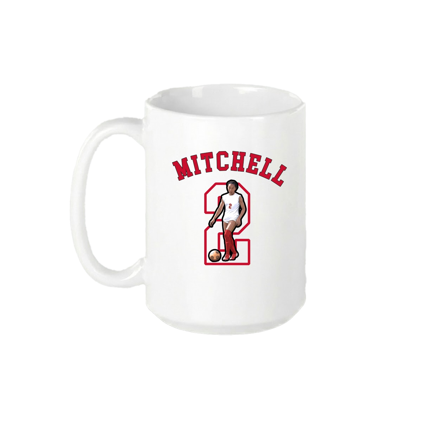 15oz Coffee Mug — Shirsey Arch in White