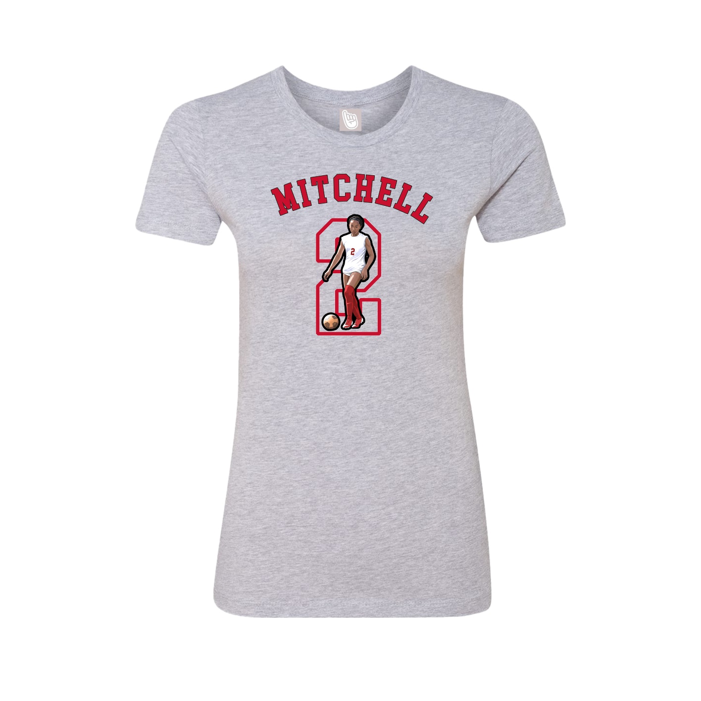 Womens Tee — Shirsey Arch in Grey