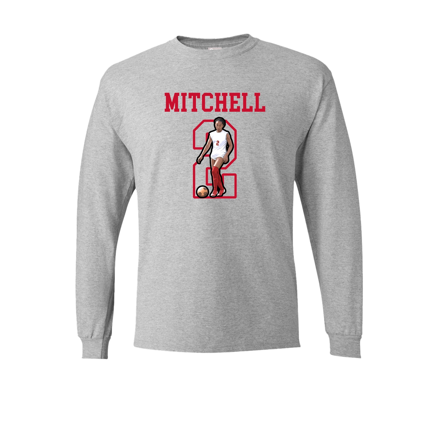 Long Sleeve Tee — Shirsey in Grey