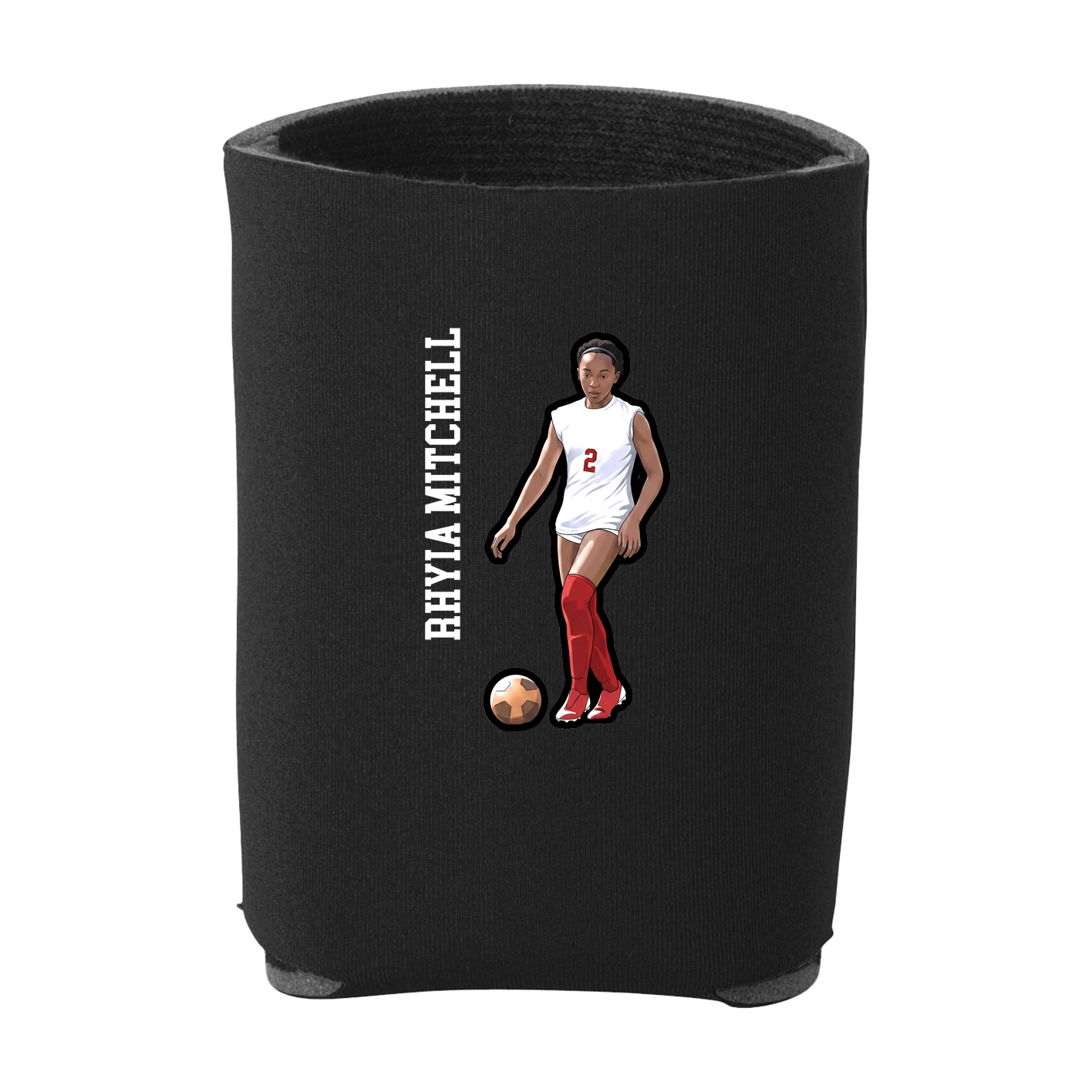Can Holder — Name Vertical in Black