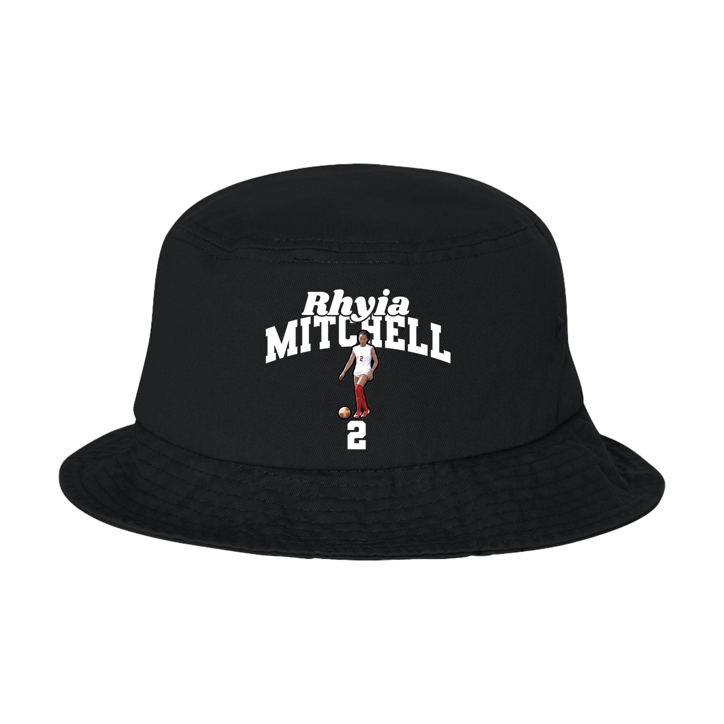 Bucket Cap — Signature Arch in Black