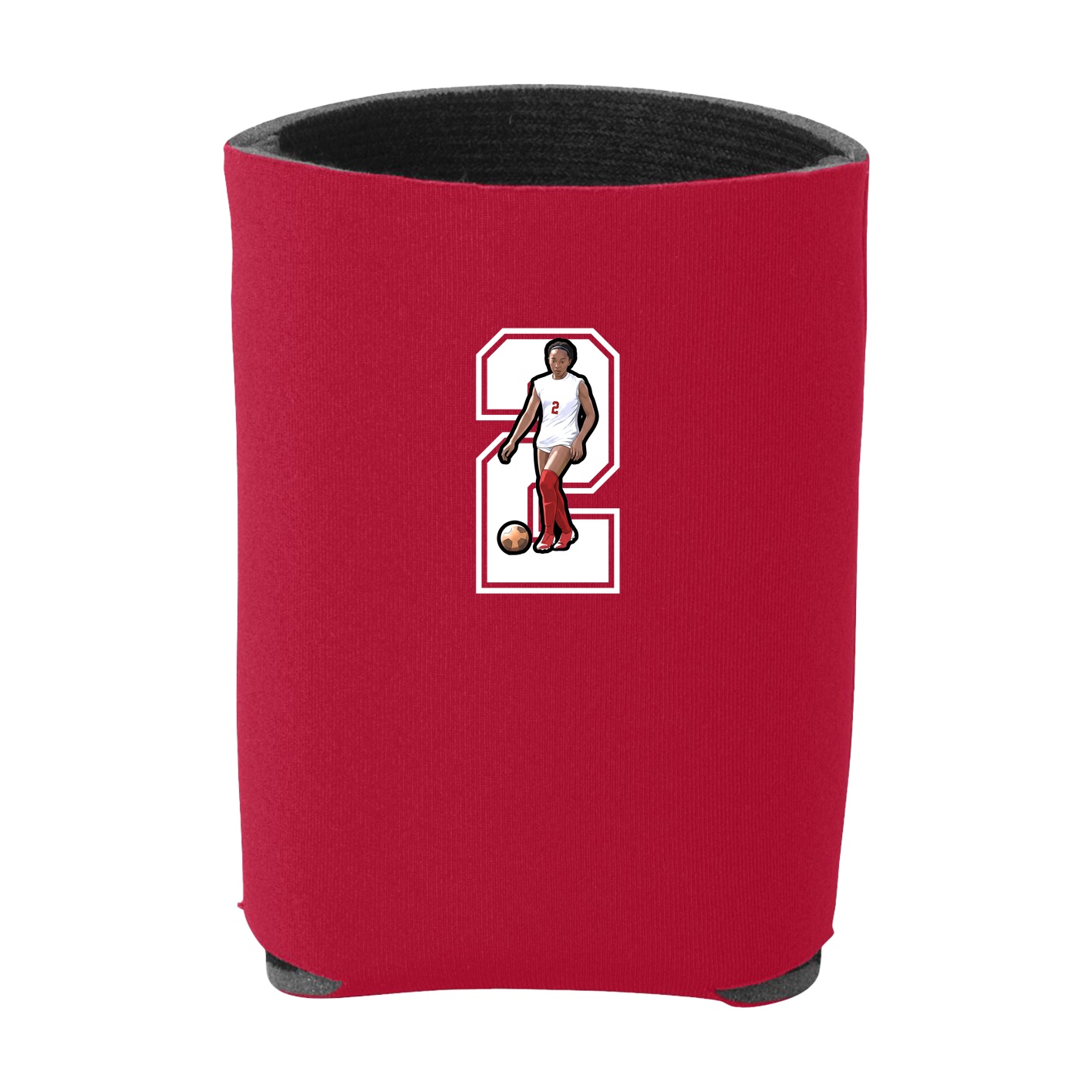 Can Holder — Number in Red