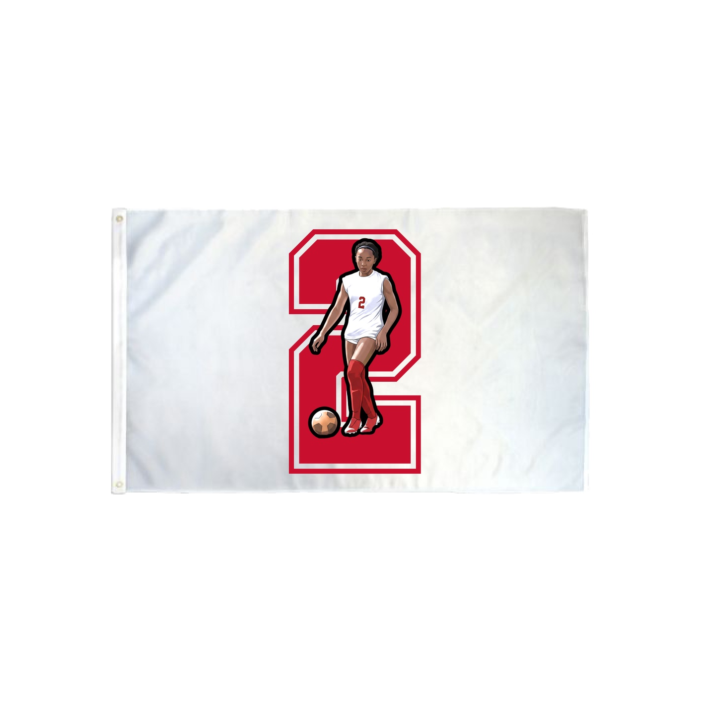 3x5 Flag — Number in Classic