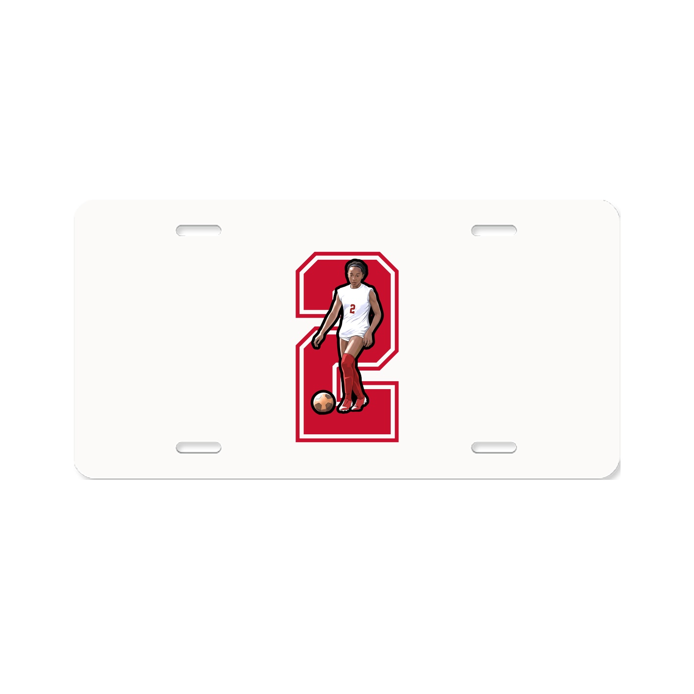 License Plate — Number in Classic