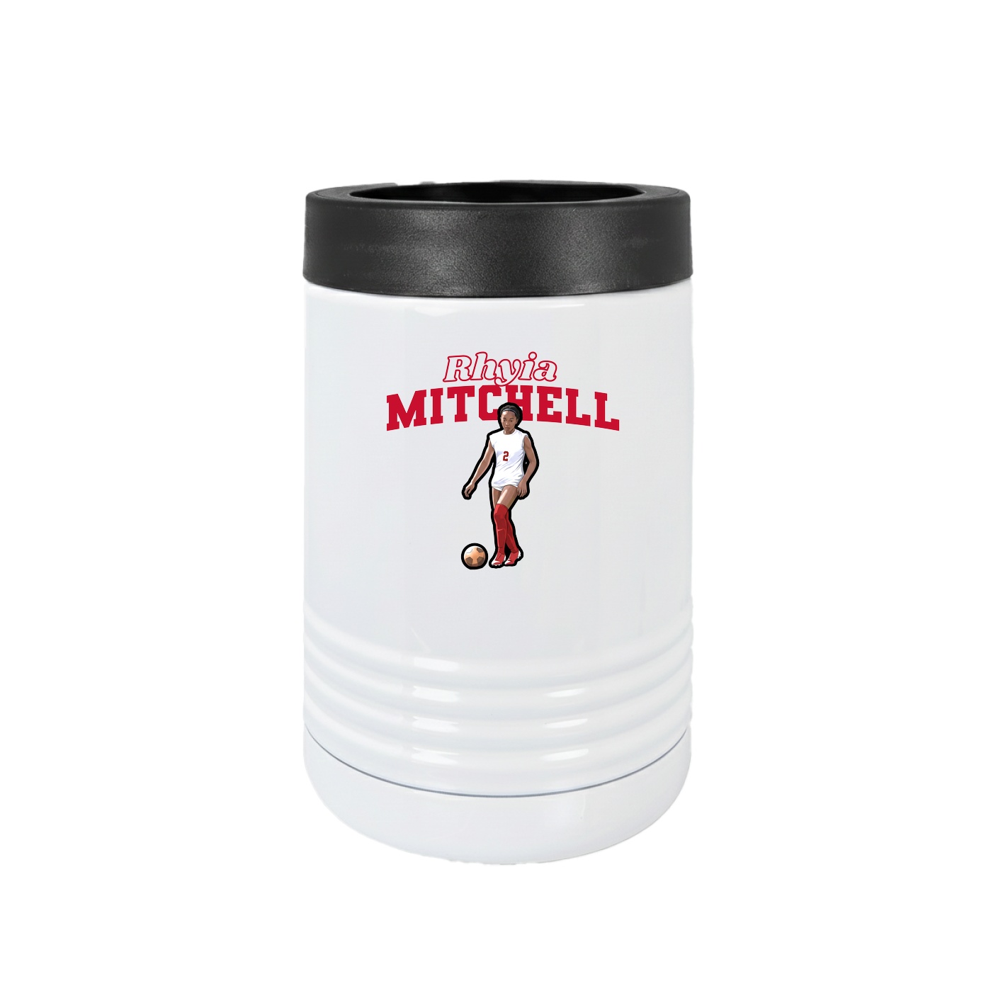Beverage Holder — Name Arch in White