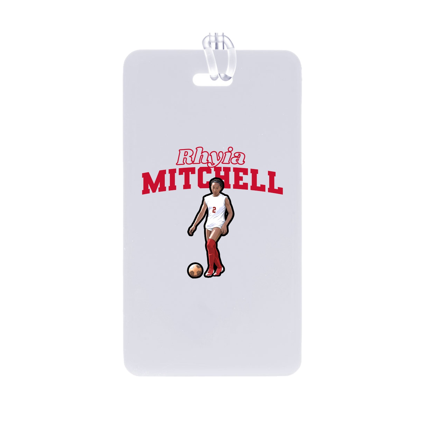Bag Tag — Name Arch in Classic