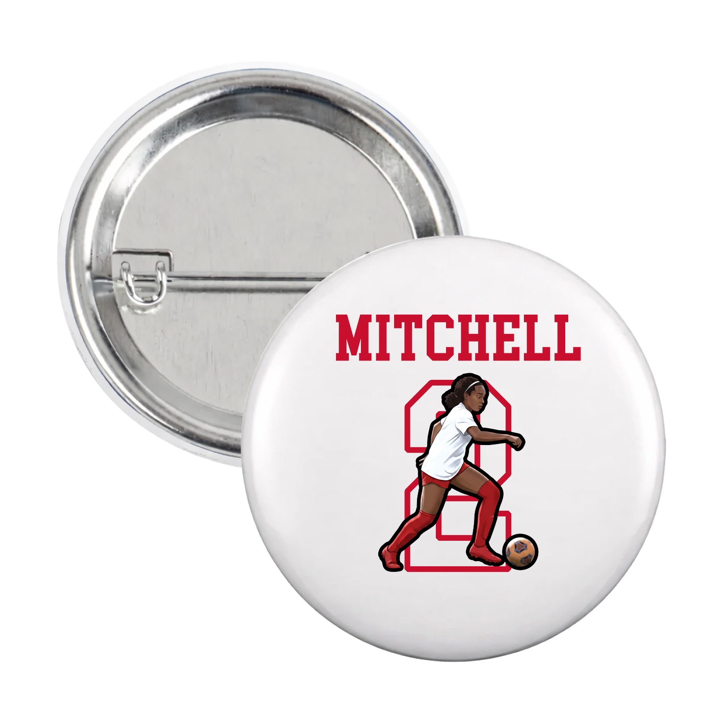 Game Day Button — Shirsey in White