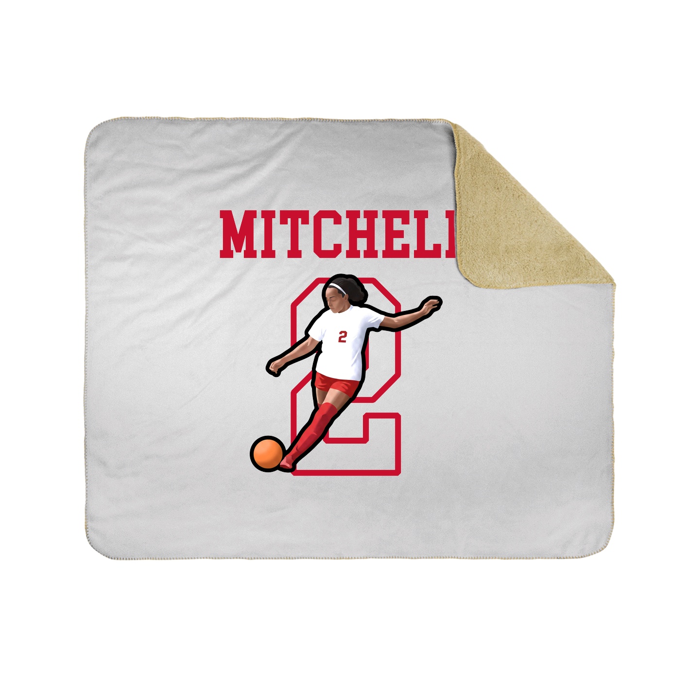 Throw Blanket — Shirsey in White